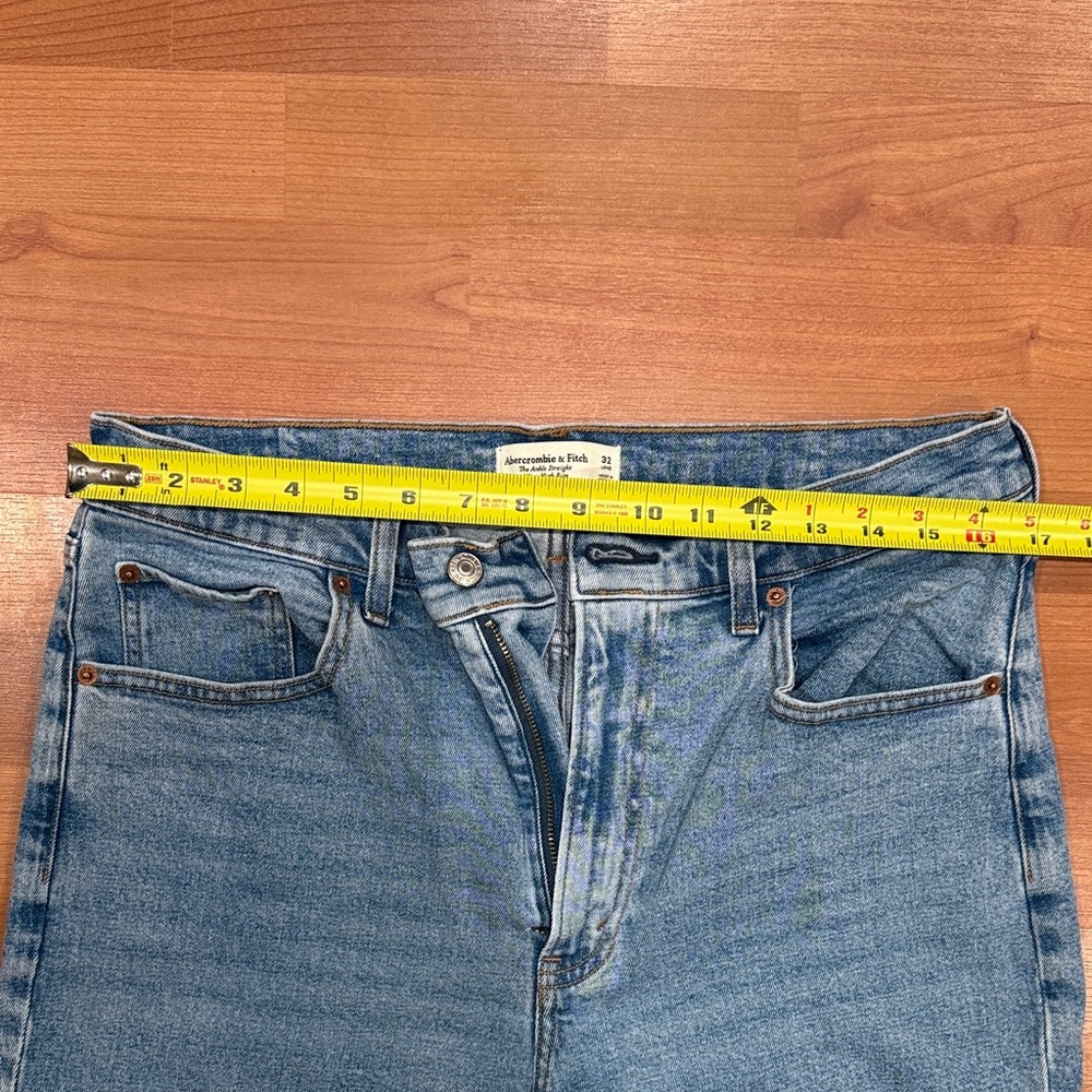 Abercrombie & Fitch The Ankle Straight Ultra High Rise / long length - Picture 5 of 8